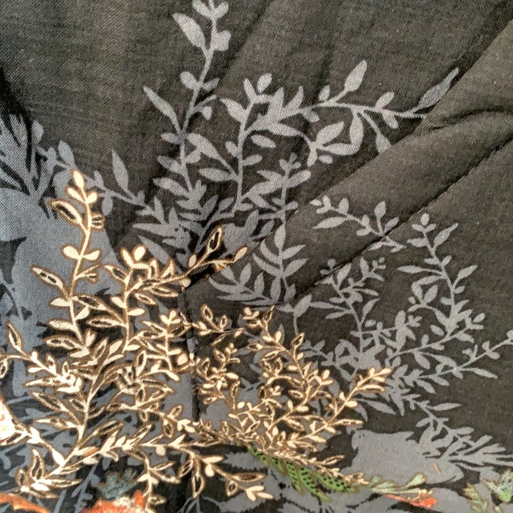 🌠1 left! Sherpa lined floral hoodie - Picture 8 of 9